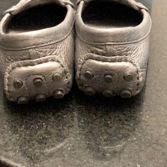 Tory Burch leather loafers 5.5. Dark grey . - Picture 3 of 6